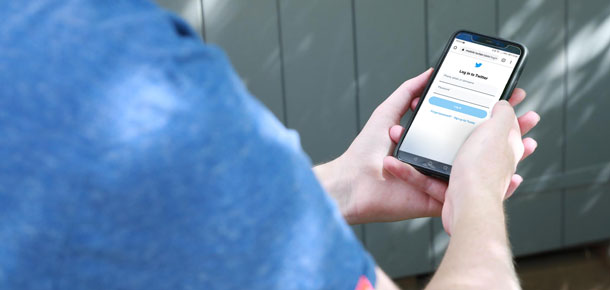 person holding mobile phone 